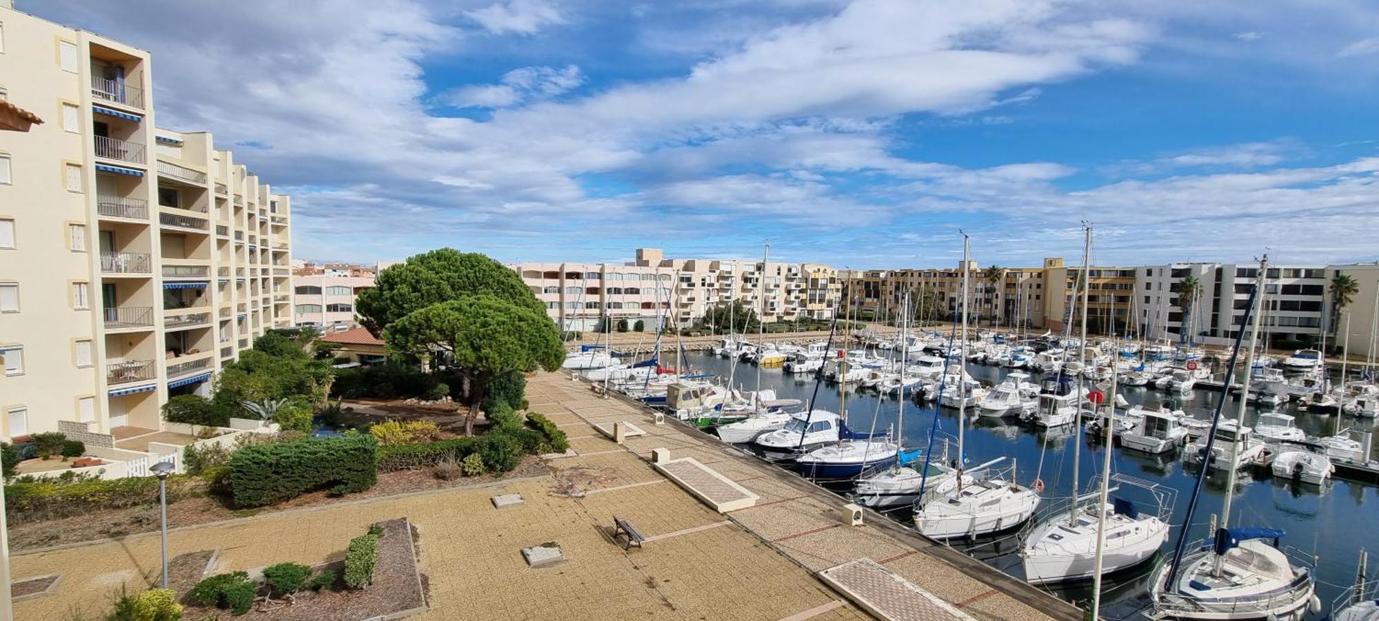 Ferienwohnung T2 Chaleureux, Lumineux Et Au Calme Vue Sur Le Marina Pour Bien Profite Du Marche De Noel Du Barcares Leucate Exterior foto